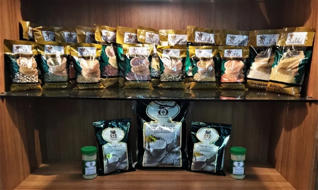 Malika Dhals and Temasek Gold