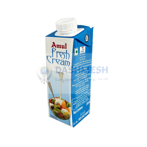 Amul Fresh Cream 250ml - Image 2