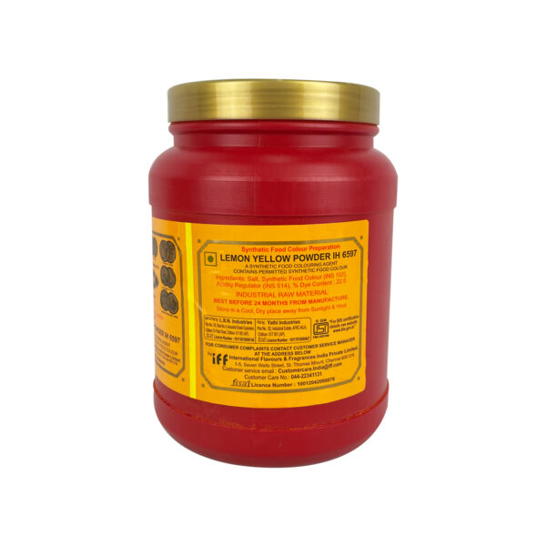 Bush Food Colouring - Lemon Yellow 1kg - Image 2