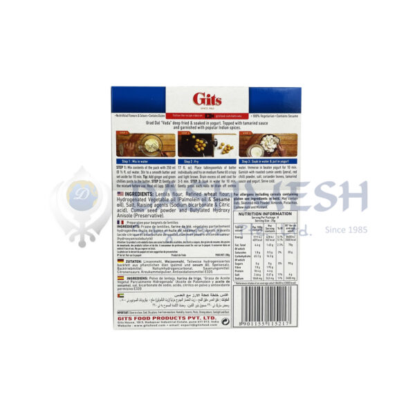 Gits Dahi Vadai Mix 200g - Image 2