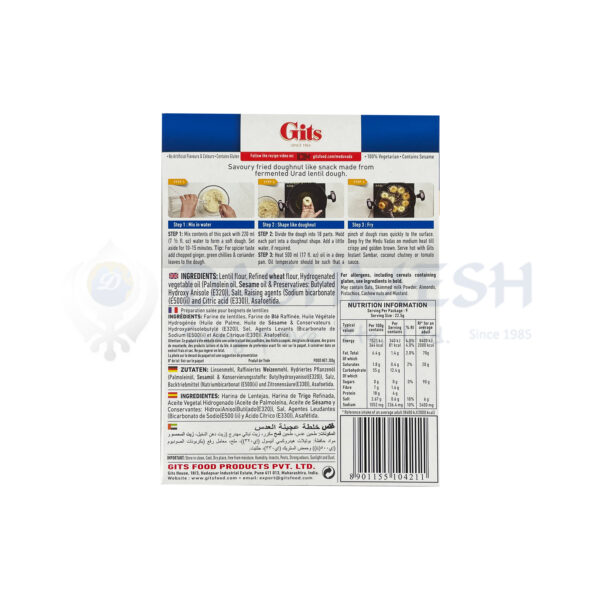 Gits Vadai Mix 200g - Image 2