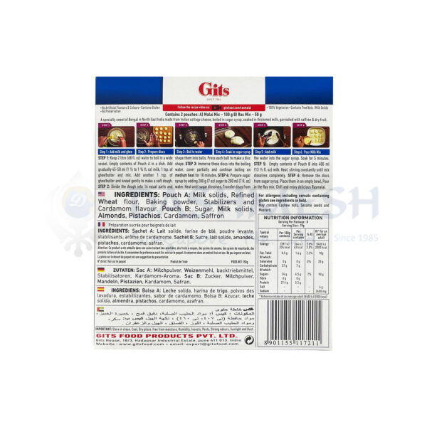 Gits Rasmalai Mix 150g - Image 2
