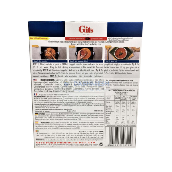 Gits Sambar Mix 200g - Image 2