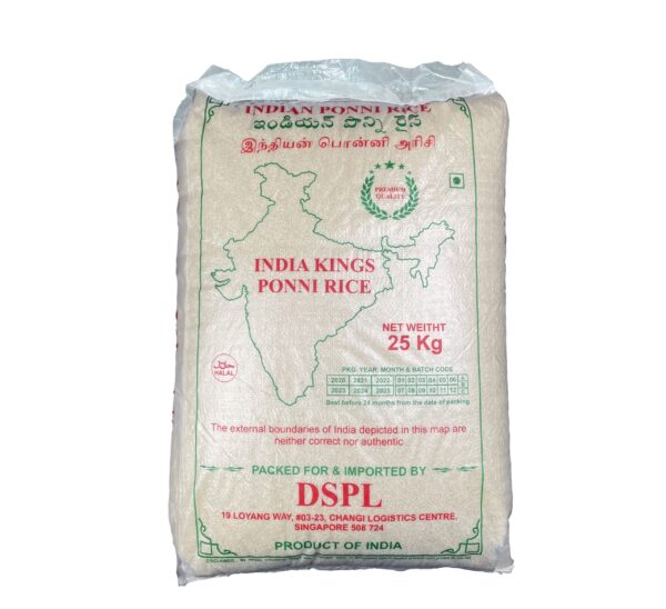 India Kings Ponni Rice 25Kg