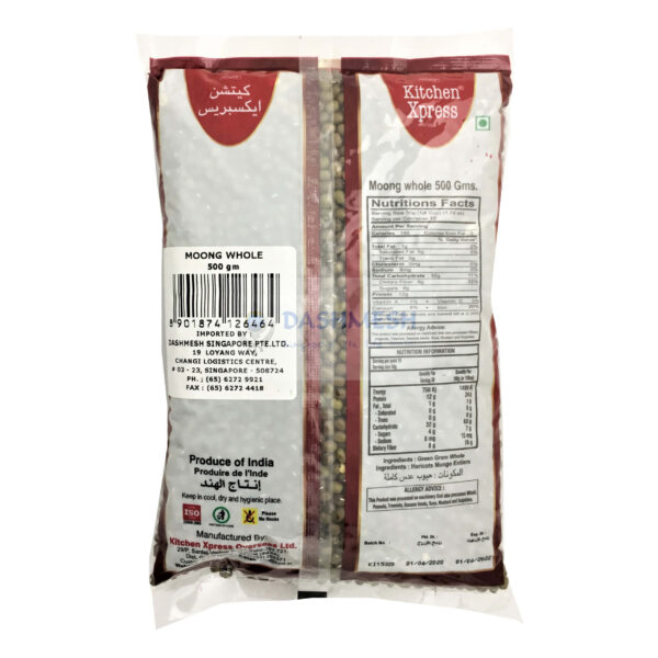 Kitchen Xpress Moong Whole 500g, 1Kg & 5Kg - Image 4