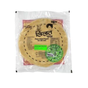 Lijjat Plain Udad Papad (Black Pepper) 200g