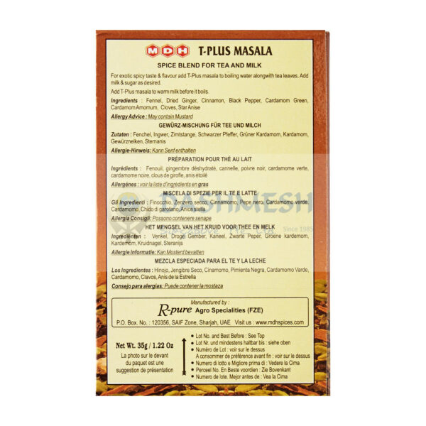 MDH T-Plus Masala 35g - Image 2