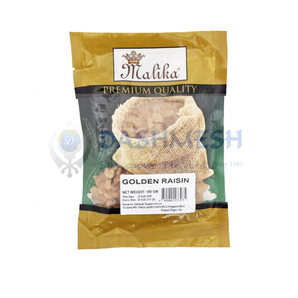 Malika Golden Raisins 100g, 250g & 500g
