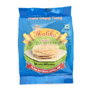 Malika Madras Plain Papad 60g & 100g