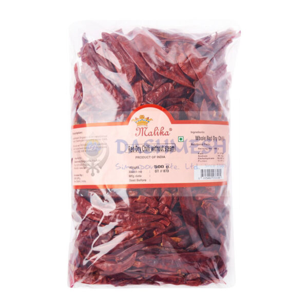 Malika Red Dry Chilli (Without Stem) 100g, 250g & 500g - Image 3