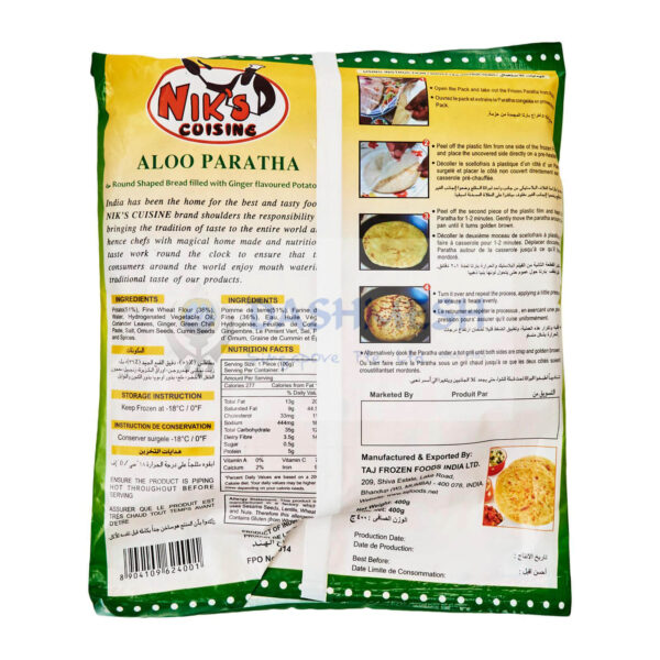 Niks Aloo Paratha - 4s - Image 2