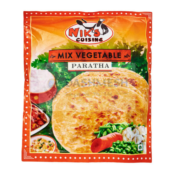 Niks Mixed Veg Paratha - 4s