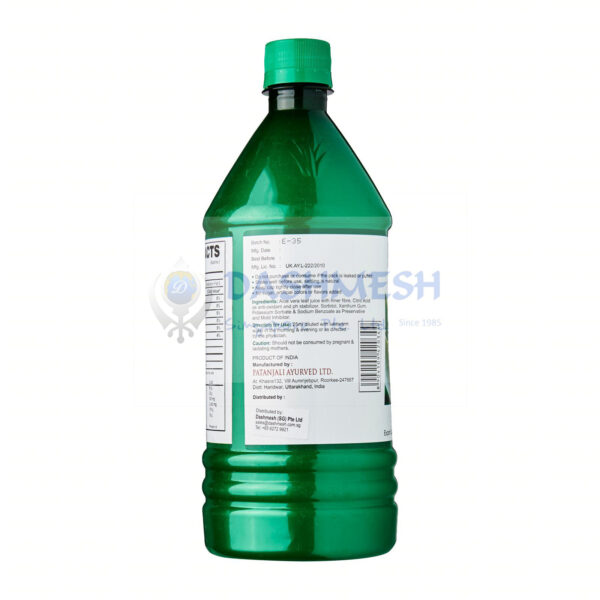 Patanjali Aloe Vera Juice Fibre 1000ml - Image 2
