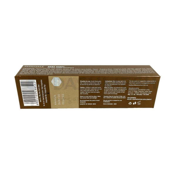 Patanjali Dant Kanti Natural Power Toothpaste 150g - Image 2