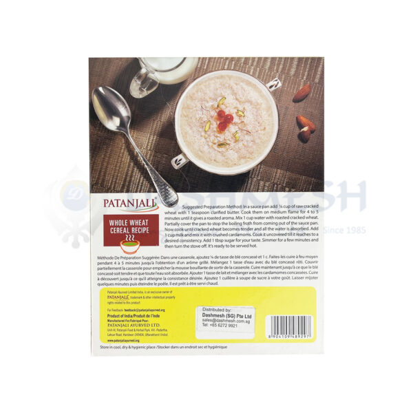 Patanjali Dalia (Wheat Cracked) 500g - Image 2