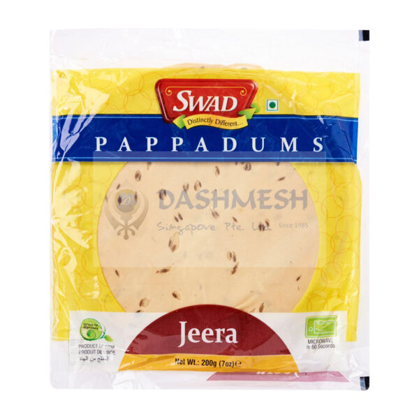 Swad Jeera Papad 200g
