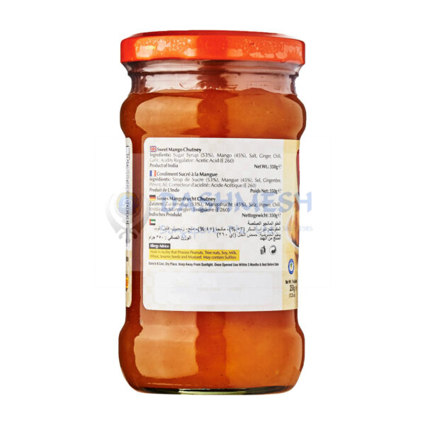 Swad Sweet Mango Chutney 350g - Image 2